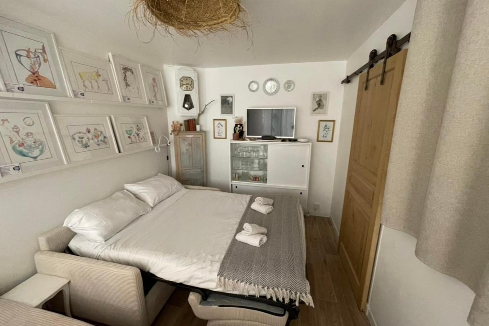 Charming Air-Conditioned One-Bedroom 150M From Cavaliere Beach 勒拉旺杜 外观 照片